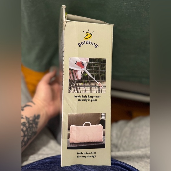 Go by Goldbug 2-in-1 Shopping Cart & High Chair Cover Flamingo - Picture 3 of 4